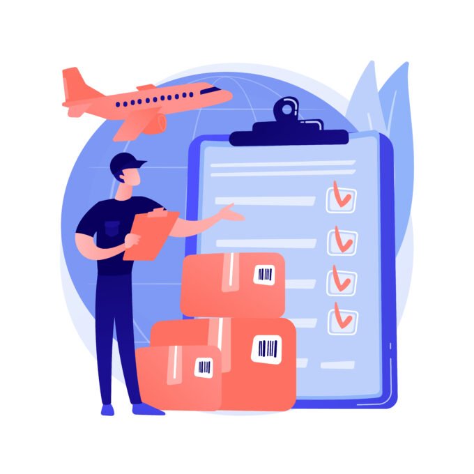 Customs clearance abstract concept vector illustration. Customs clearance abstract concept vector illustration.